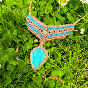 Asteria: Halsband med Amazonit