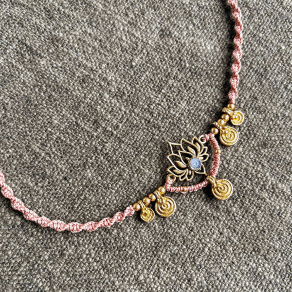 Tiara/Choker med Regnbågsmånsten - Bild 2