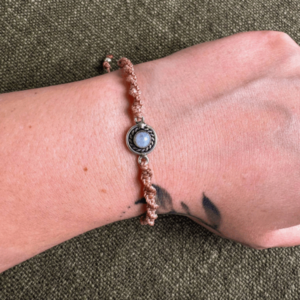 Boho-Armband: Regnbågsmånsten - Bild 2