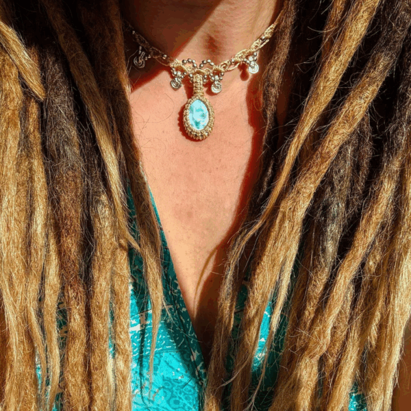 Iara: Choker med Larimar - Bild 3
