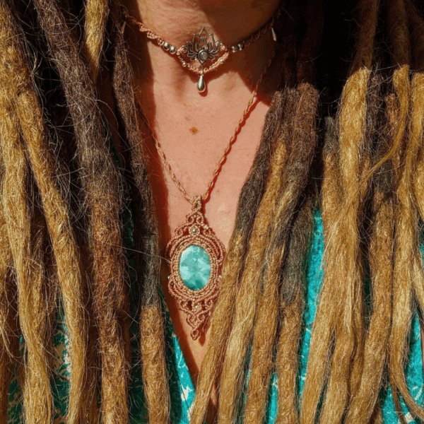 Nerida: Halsband med Hemimorfit - Bild 3