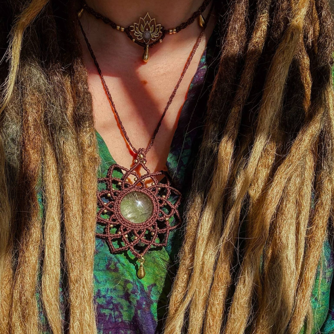 Talia: Halsband med Rutilkvarts