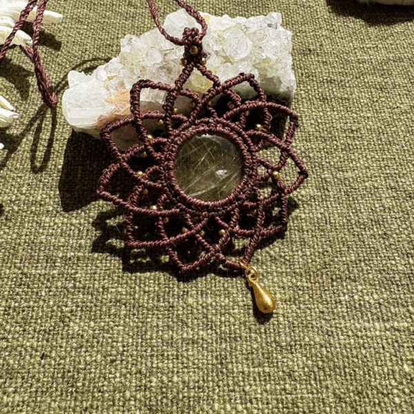 Talia: Halsband med Rutilkvarts - Bild 2