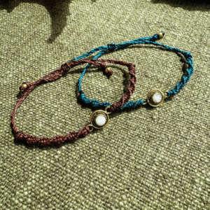 Boho-Armband: Regnbågsmånsten- flera färger