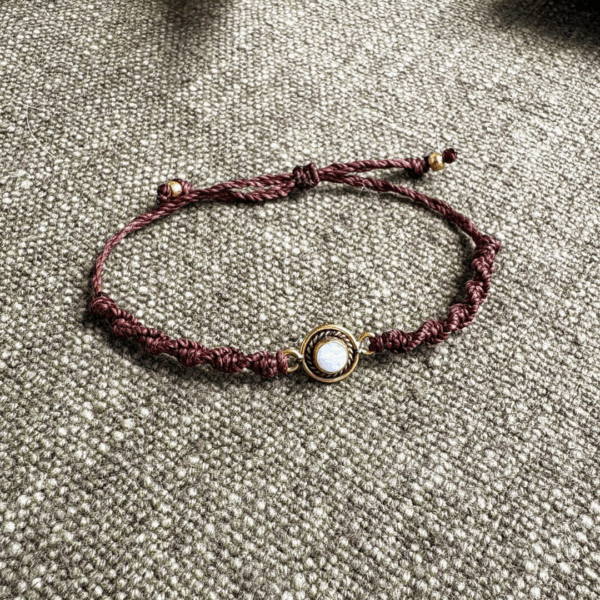 Boho-Armband: Regnbågsmånsten- flera färger - Bild 3