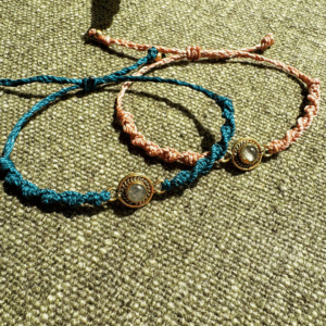 Boho-Armband: Labradorit - flera färger